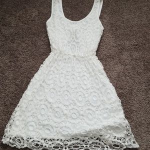 White Lace Dress Lauren Conrad